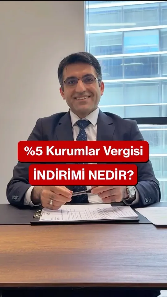 Yüzde 5 kurumlar vergisi indirimi nedir? — video kapak görseli