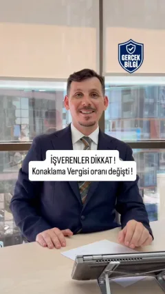 Konaklama vergisi oranı değişti
