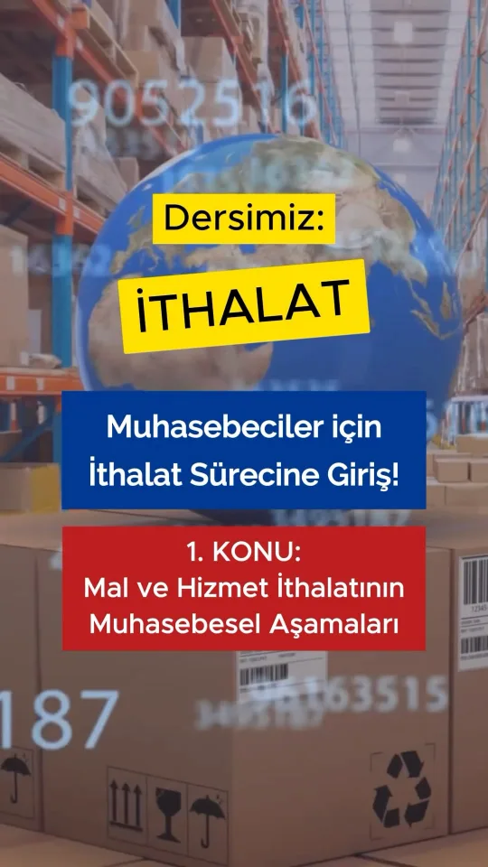 Dersimiz ithalat: 1 — video kapak görseli